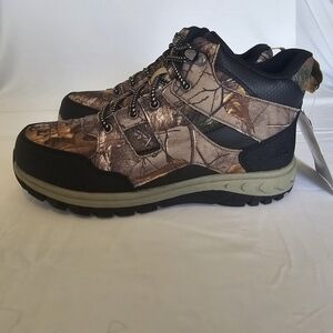 Ozark Trail Boy's Water Resistant Hikers - Black and Tan